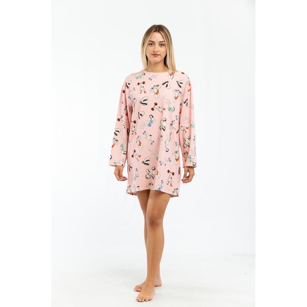 Moschino Pink Cotton Casual Dress